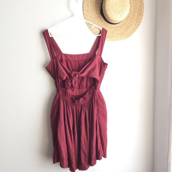 SEE NEW LISTING Madewell Apron Bow Back dress - Picture 3 of 7